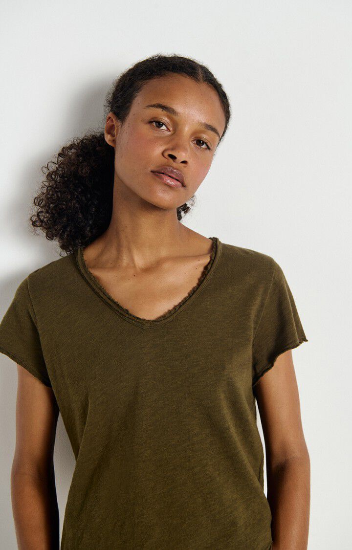 Sonoma V-Neck T-Shirt in Vintage Wood