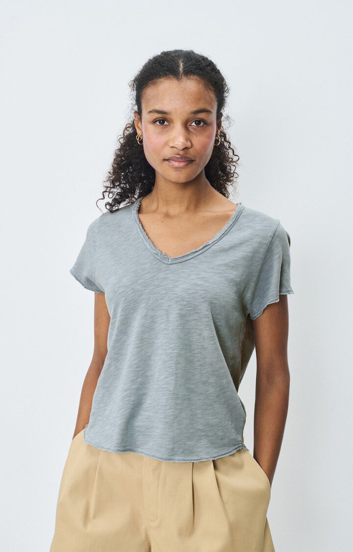 Sonoma V Neck T-Shirt in Vintage Storm