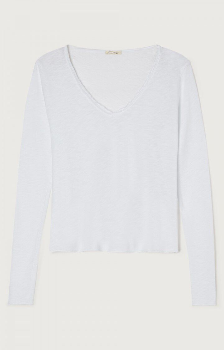 Sonoma Long Sleeve V Neck T-Shirt in White