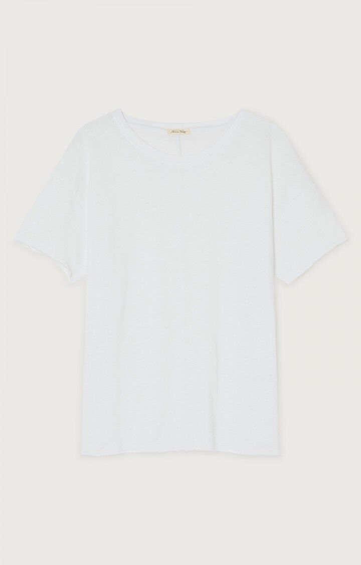 Sonoma Round Neck Raw Edge T-Shirt in White