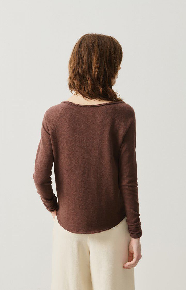 Sonoma L/S Boat Neck T-Shirt in Vintage Chocolate