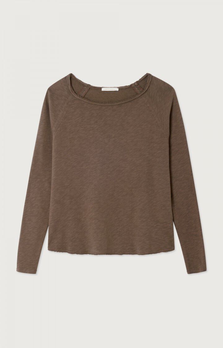 Sonoma Boat Neck L/S T-Shirt in Vintage Chestnut