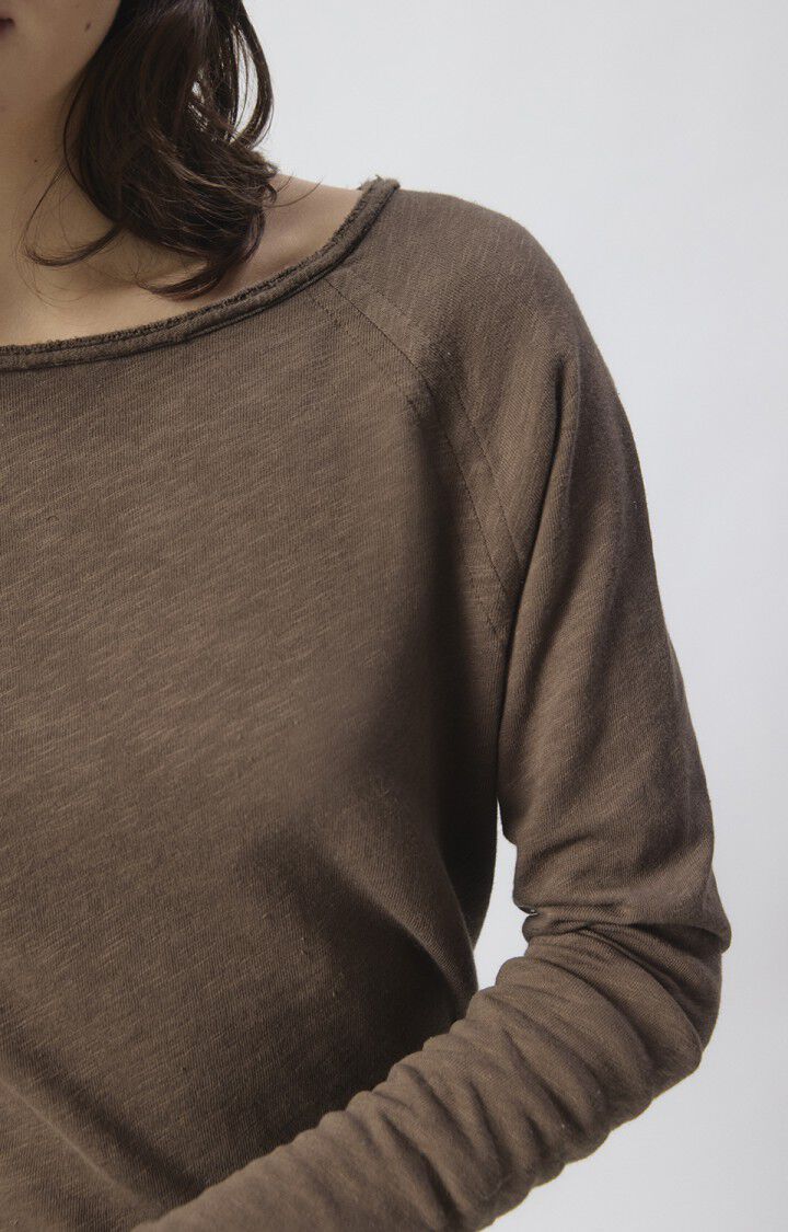 Sonoma Boat Neck L/S T-Shirt in Vintage Chestnut