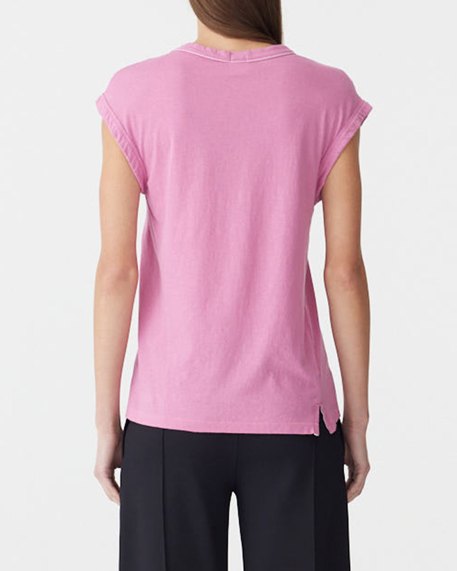 Slim Muscle Tank in Boysenberry