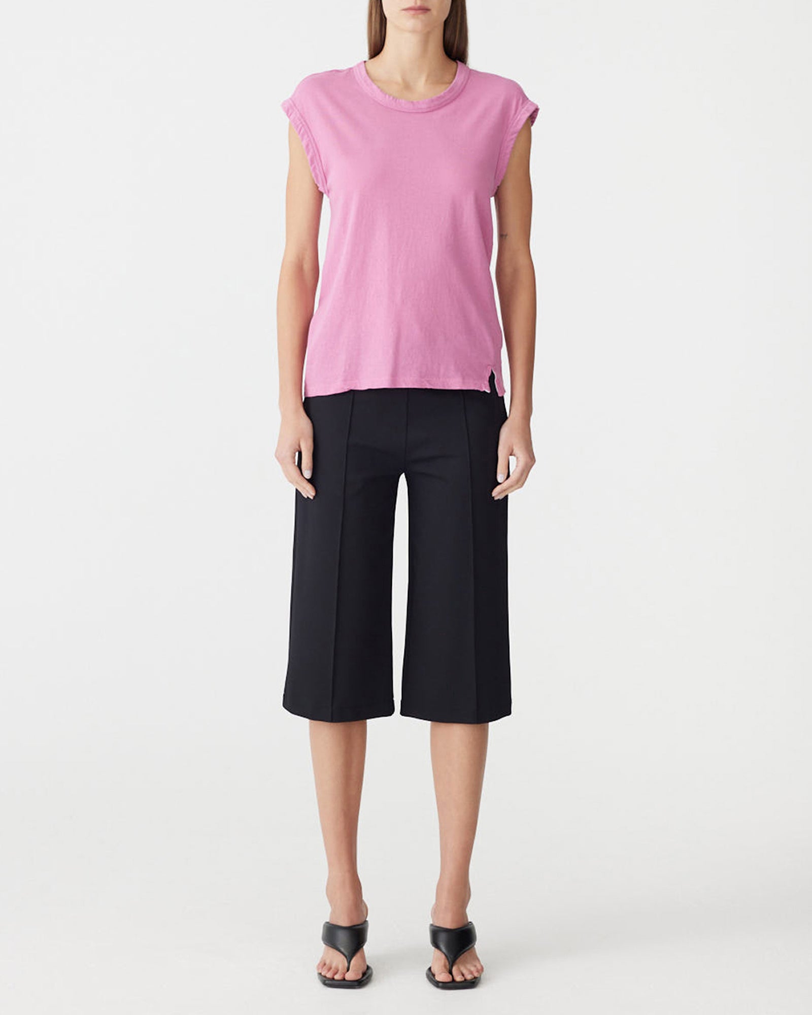 Slim Muscle Tank in Boysenberry