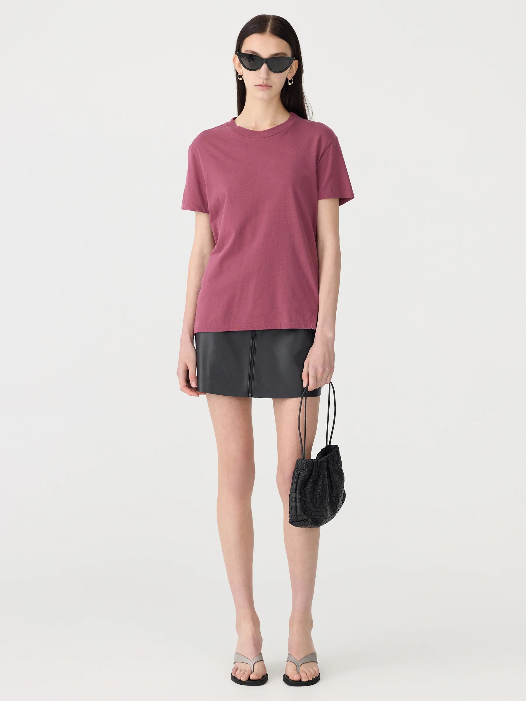 Classic T-Shirt in Faded Plum