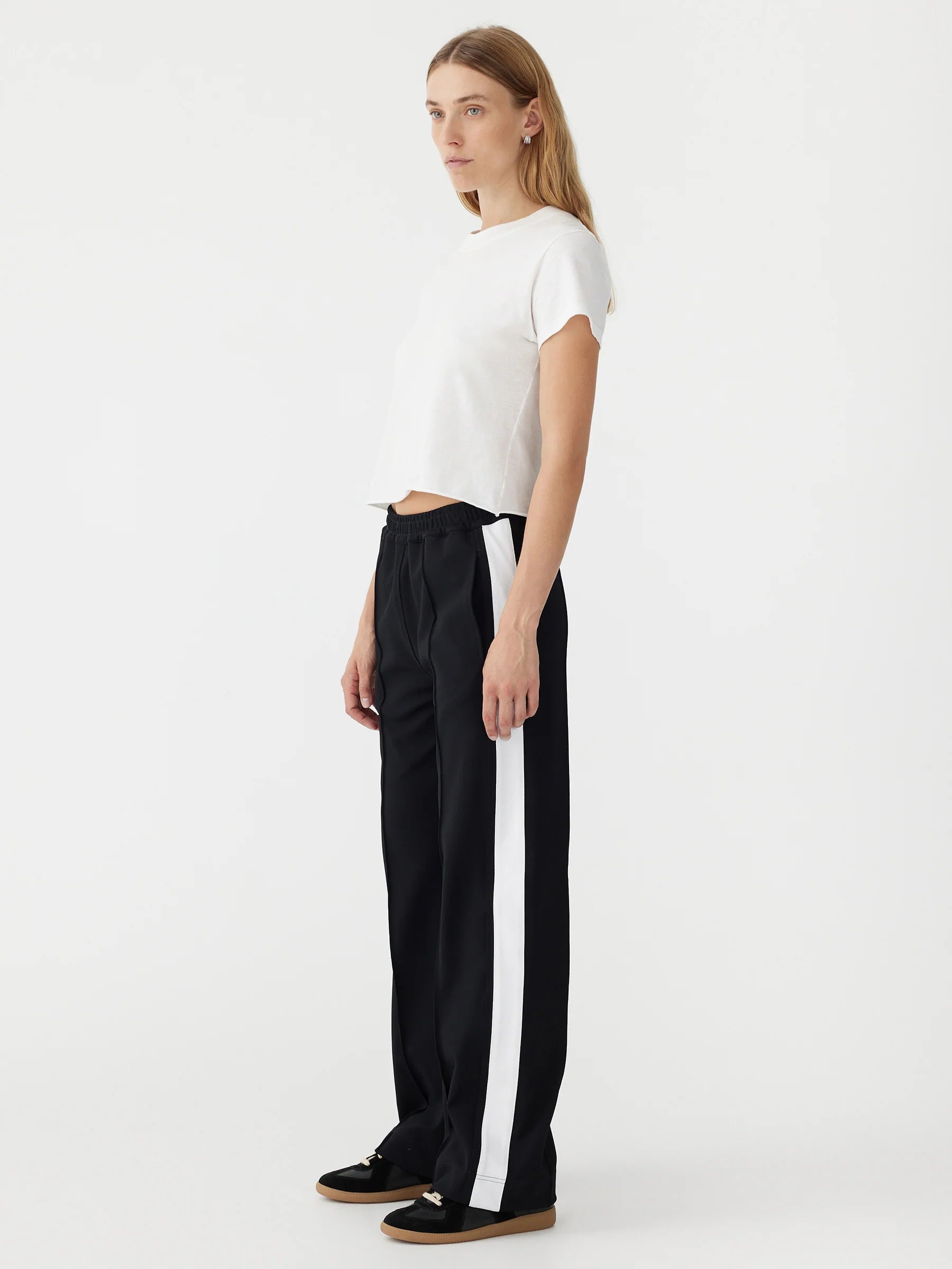 Twill Stripe Detail Pant