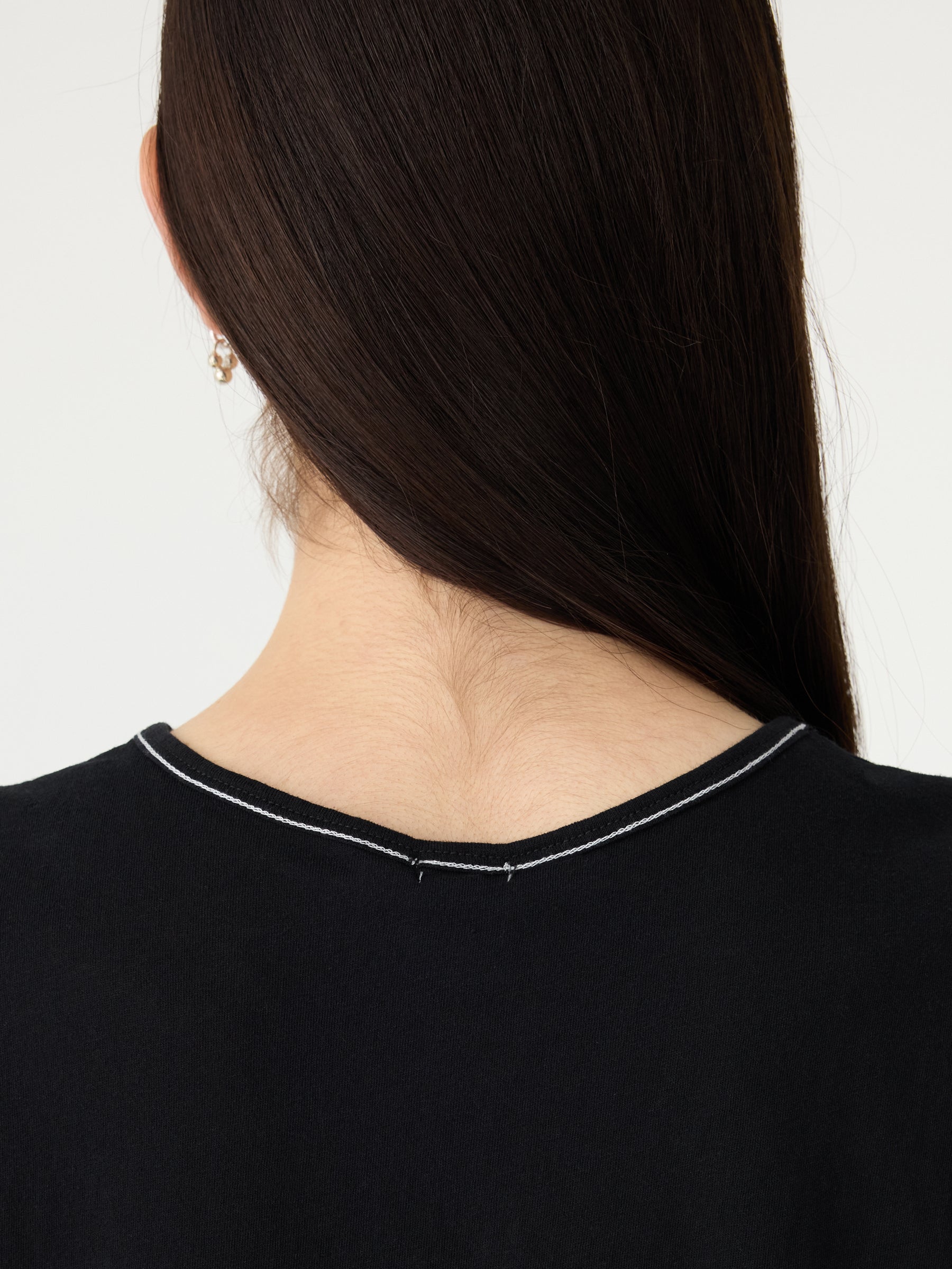 Fine Bind Athletic Tank in Black