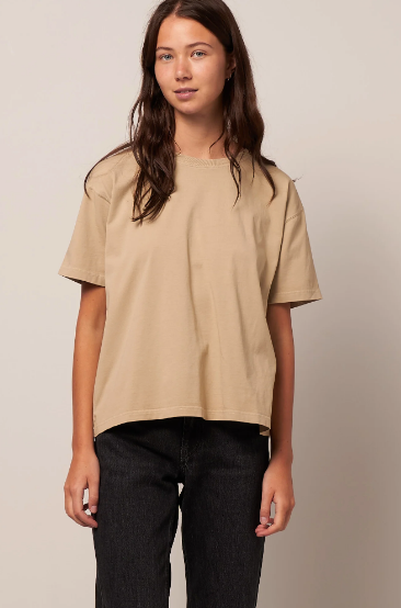 Fizzvalley Round Neck T-Shirt in Vintage Hummus