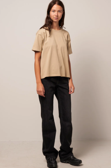 Fizzvalley Round Neck T-Shirt in Vintage Hummus