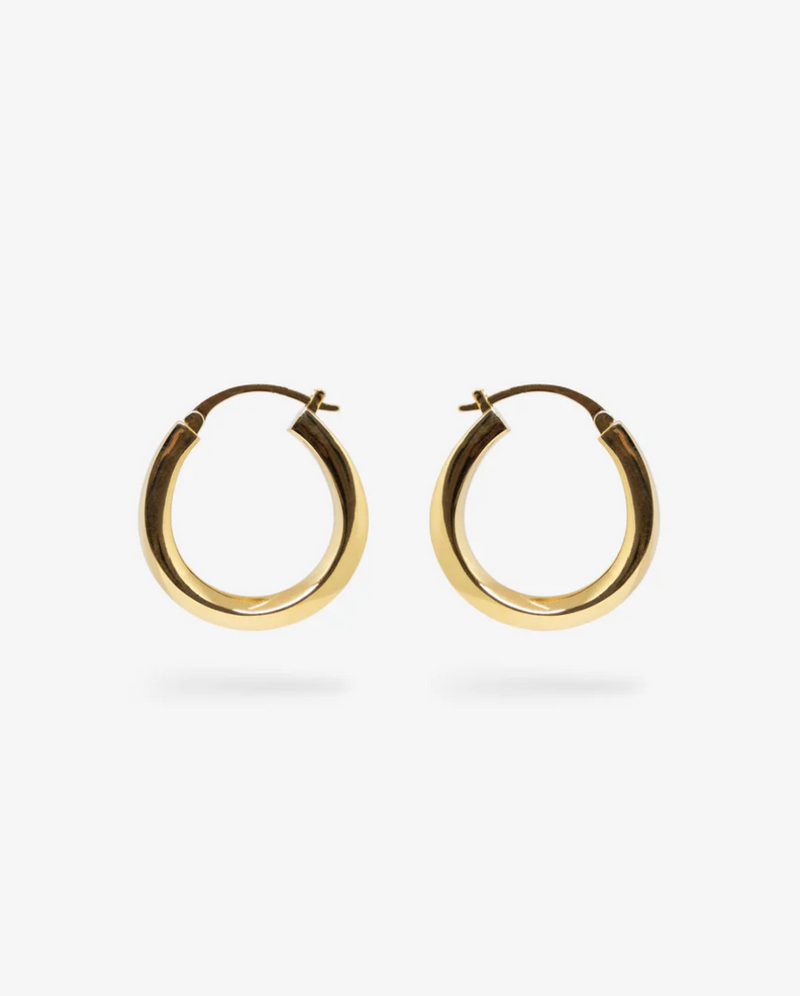 Twist Hoops 14k Vermeil