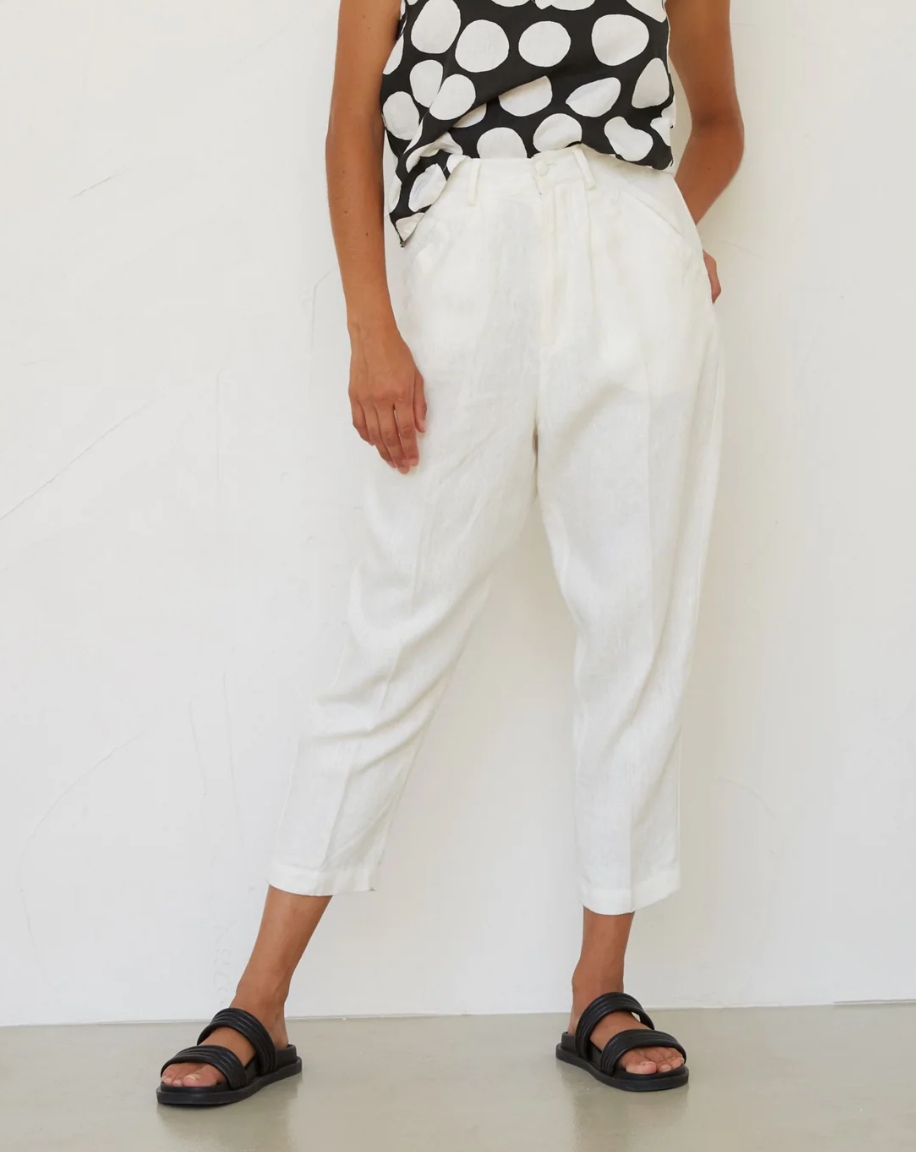 Tailored Pant in Vintage White