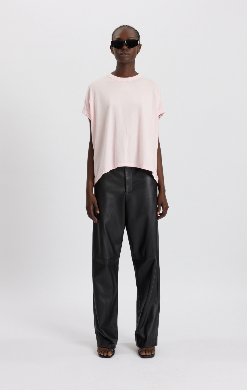 Circle T-Shirt in Powder Pink