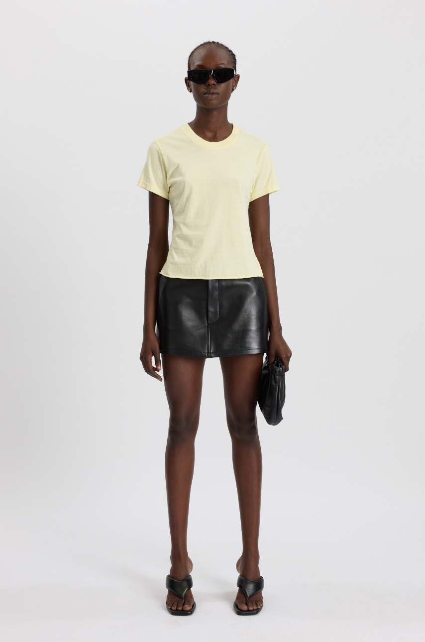 Raw Edge Baby T-Shirt in Lemon Sorbet