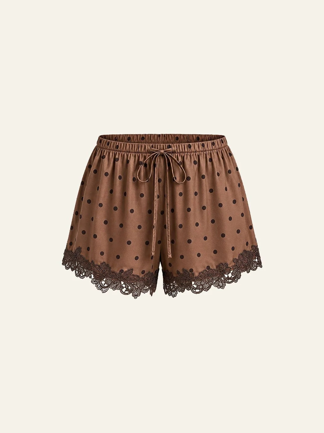 Edie Short in Espresso Polka Dot