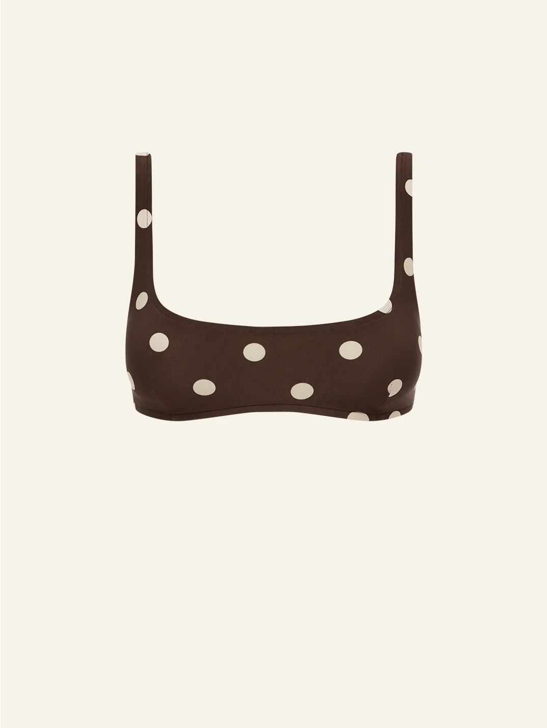 Square Neck Crop in Praline