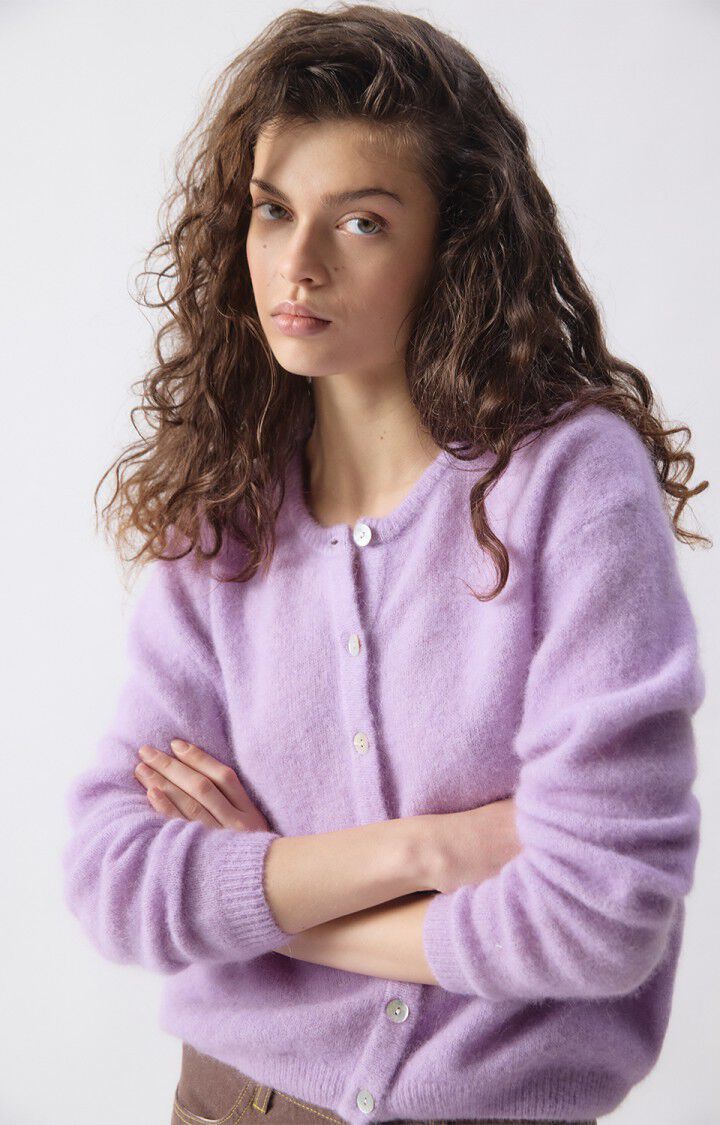 Vito Cardigan in Lavender Melange