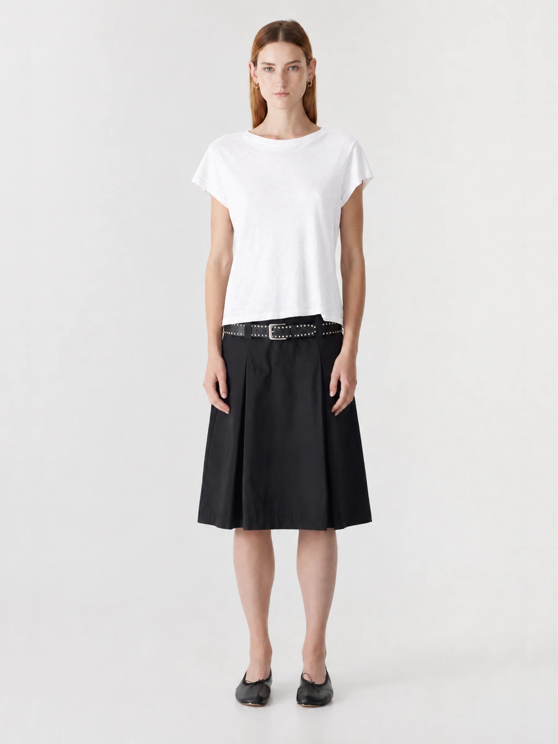 Slub Heritage Baby Tee in White