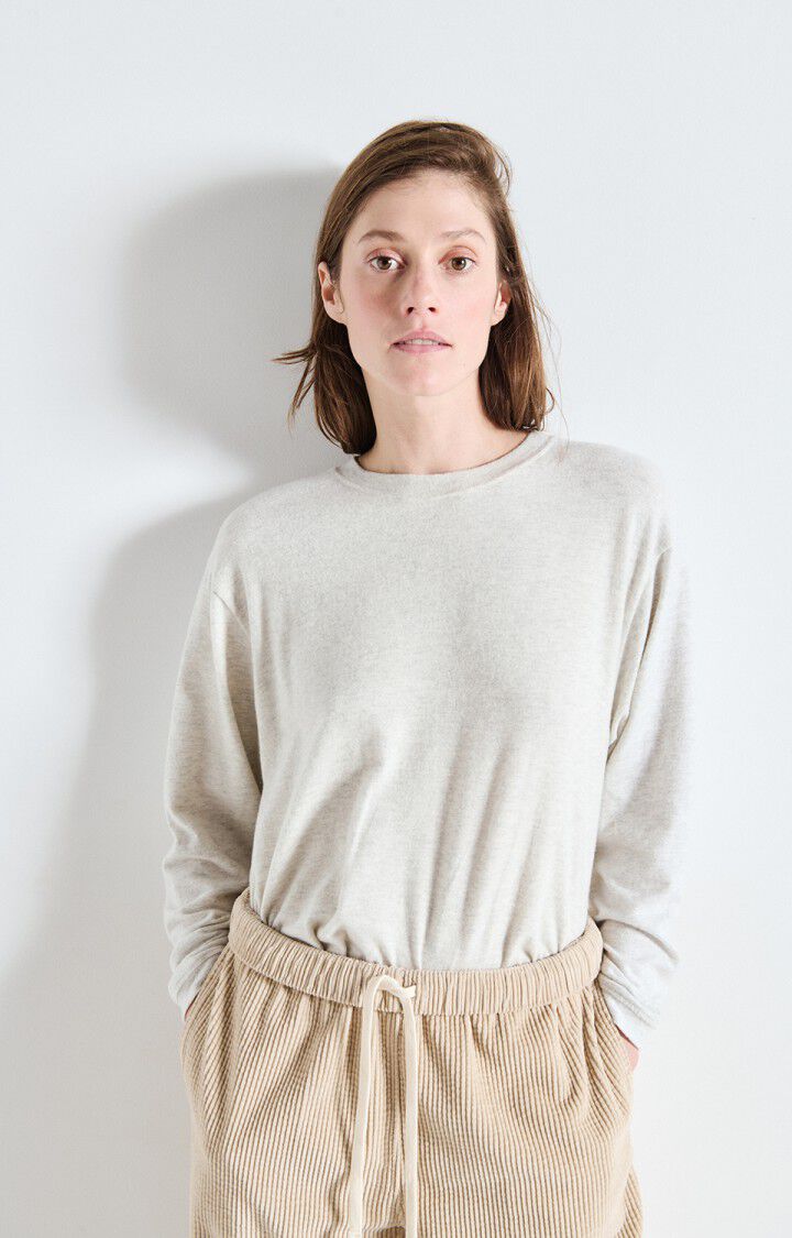 Ypawood L/S T-Shirt in Heather Grey