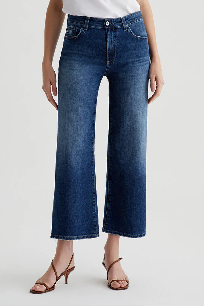 Saige Wide Leg Crop in 7 Years La Jolla