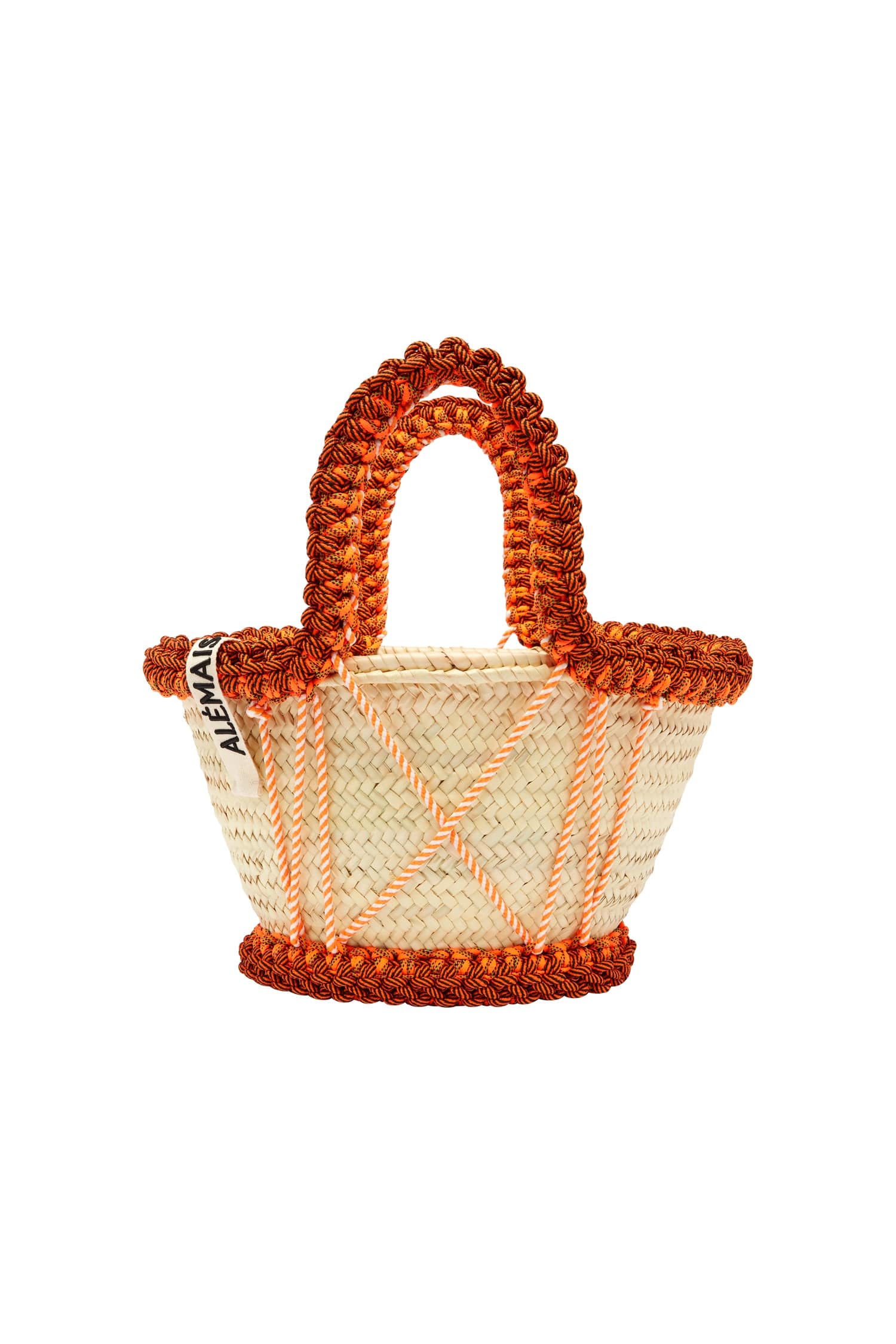 Rose Macrame Medium Basket  PRE ORDER