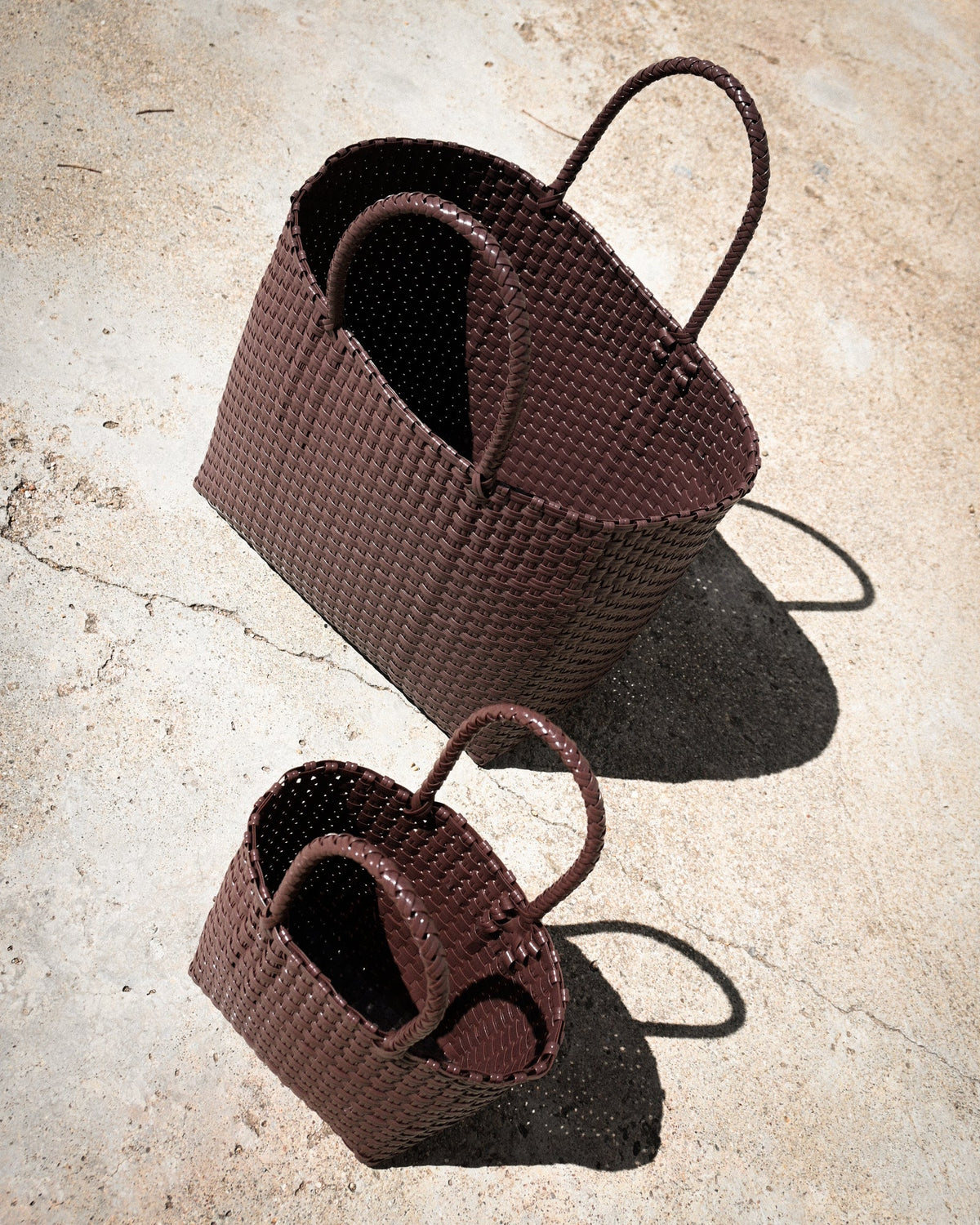 Micro Tote in Cioccolato