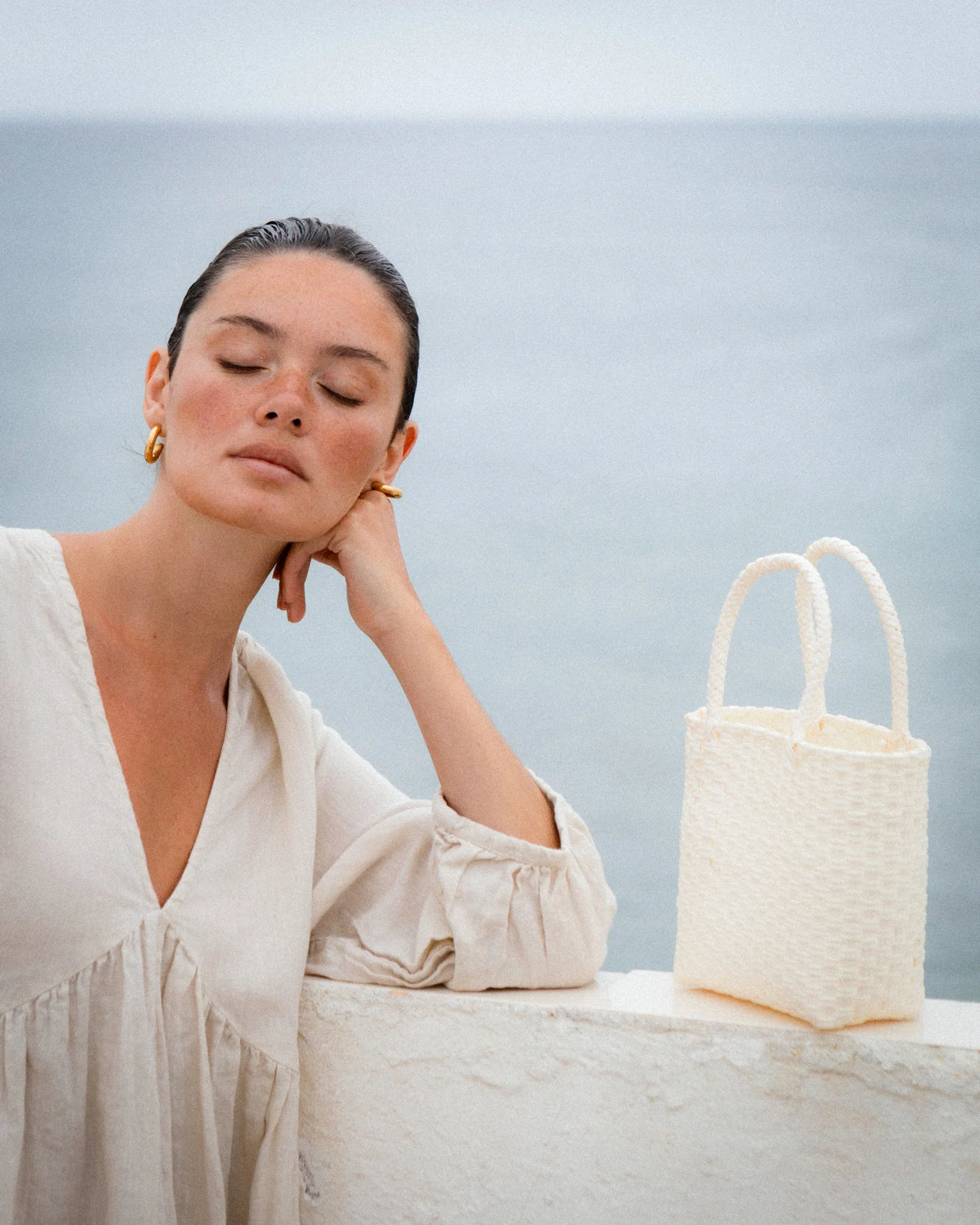 Micro Tote in Marscapone