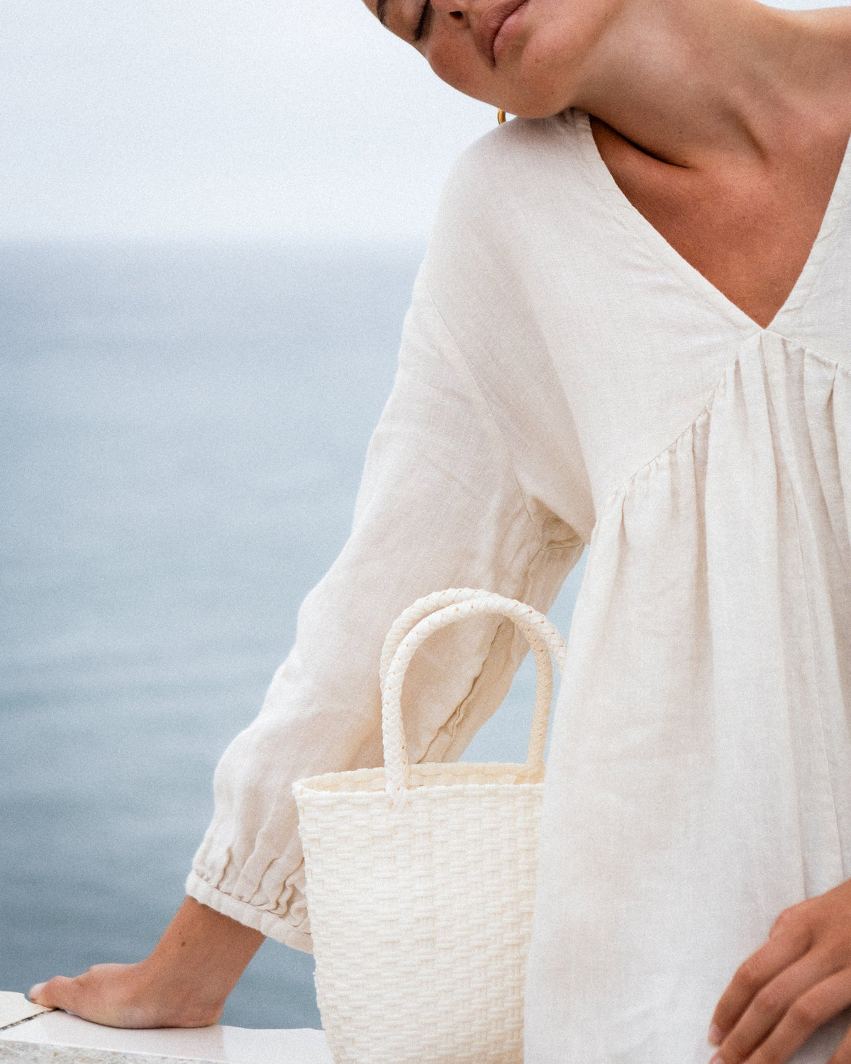Micro Tote in Marscapone