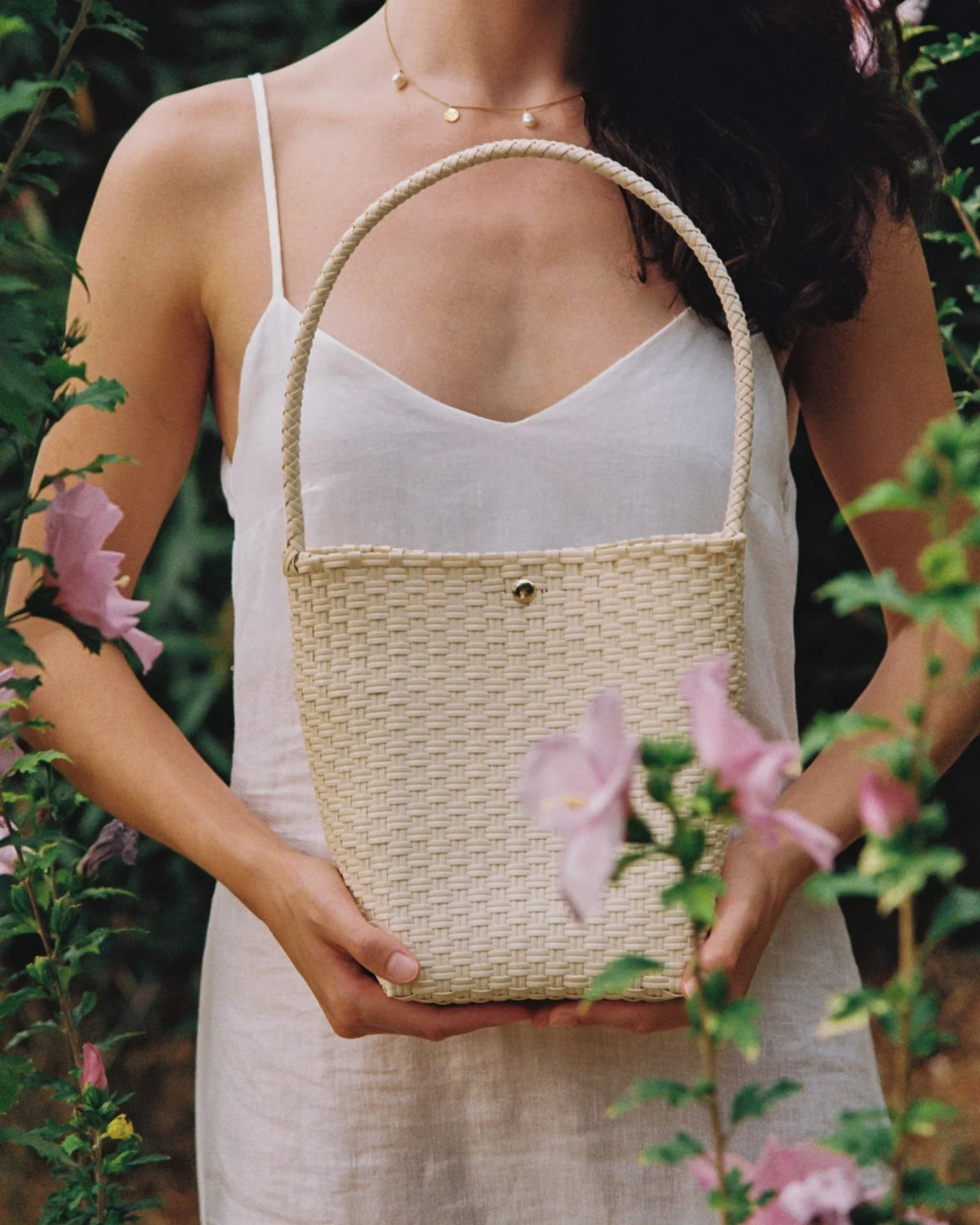 Bucket Bag in Panna Cotta
