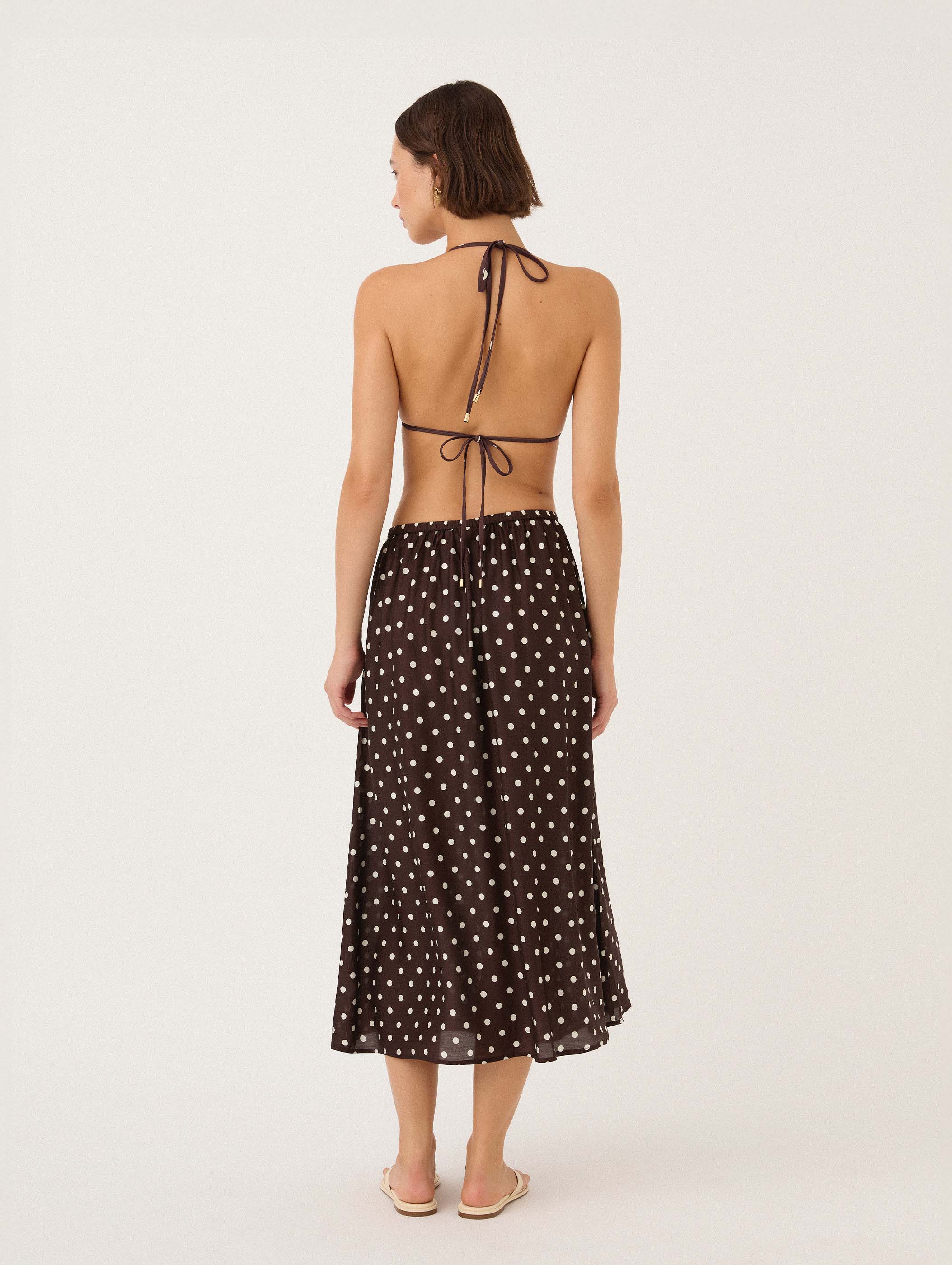 Holiday Skirt in Praline