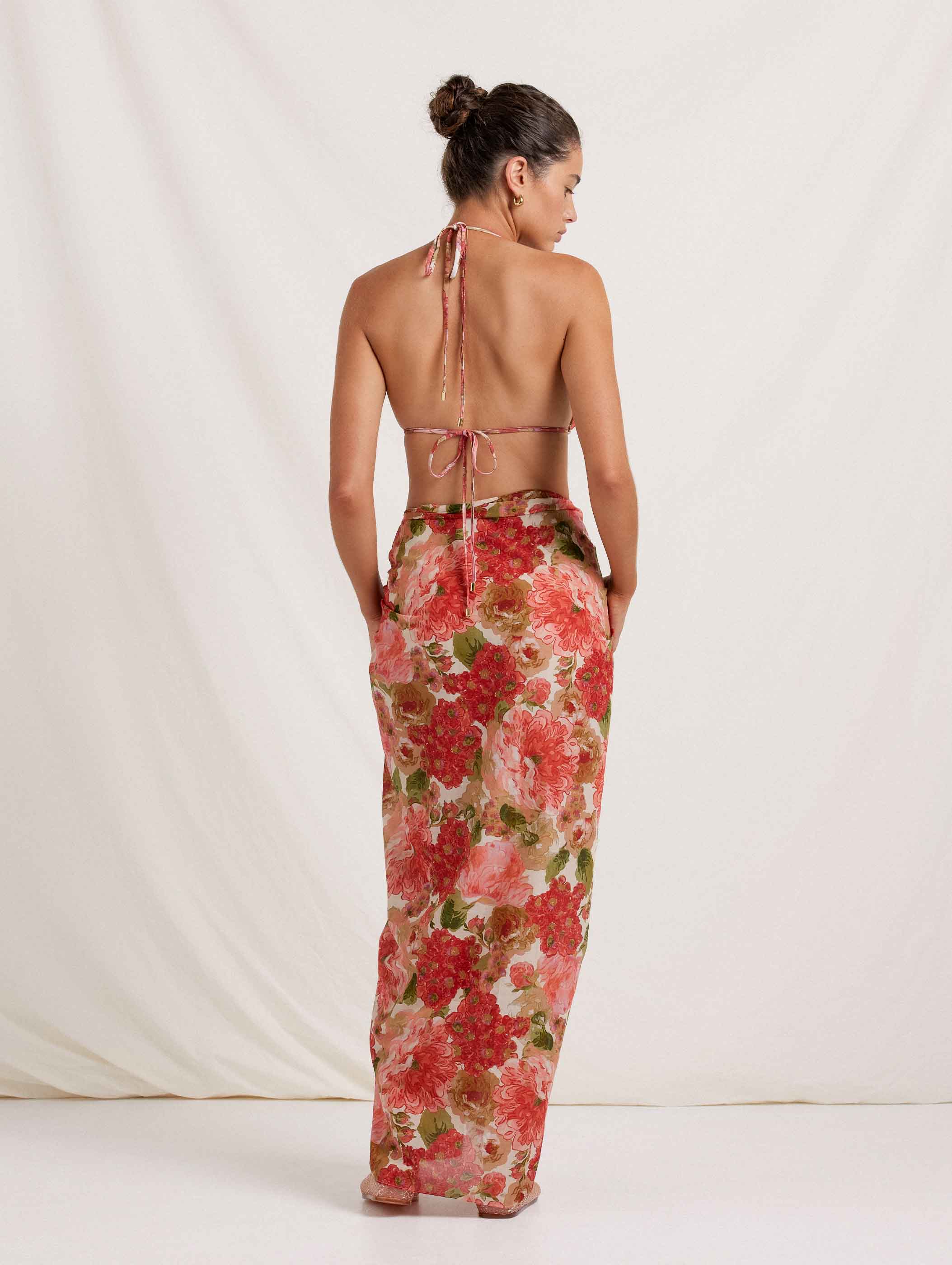 Sarong in Dahlia