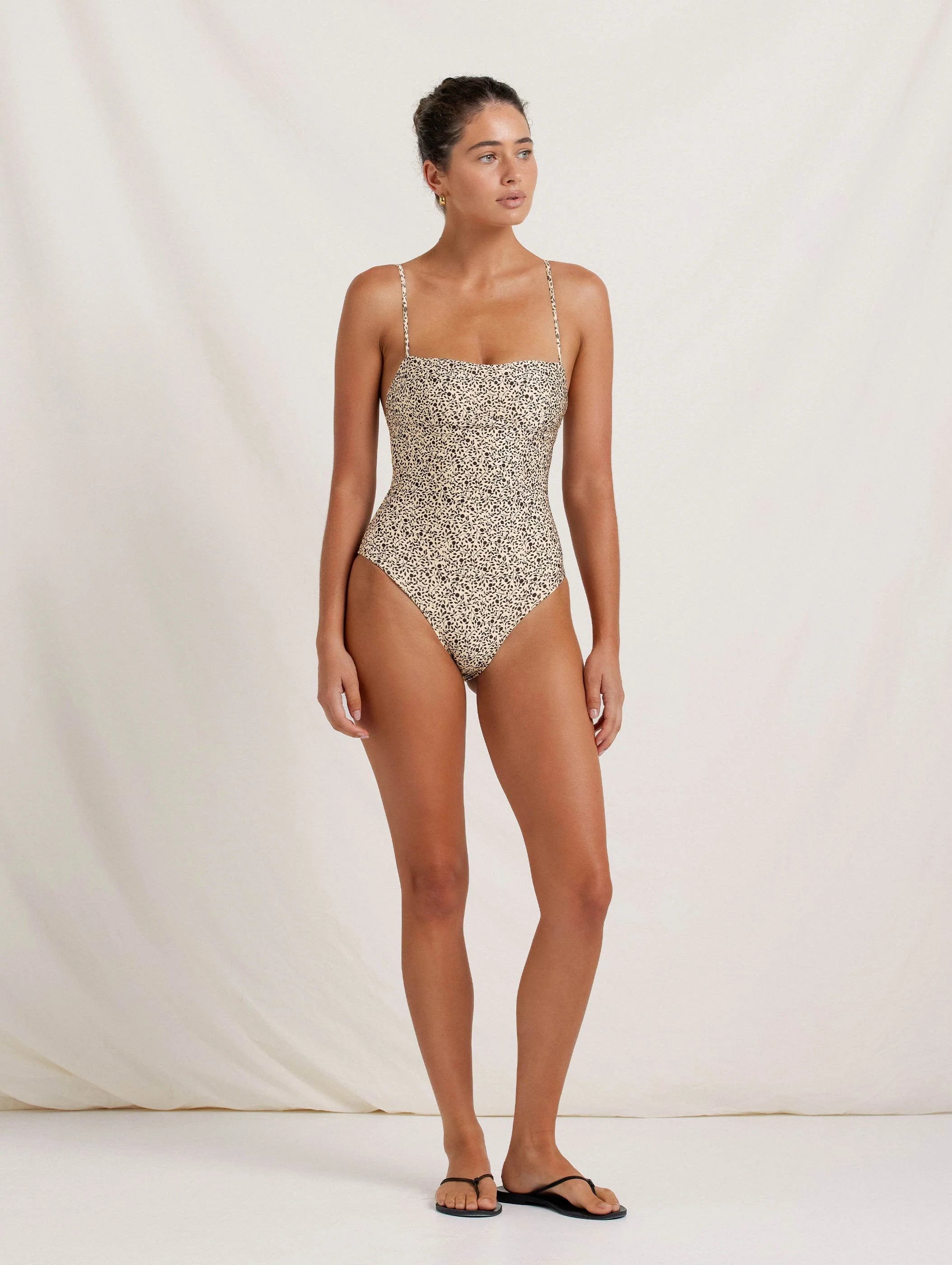 Poolside One Piece in Foliage