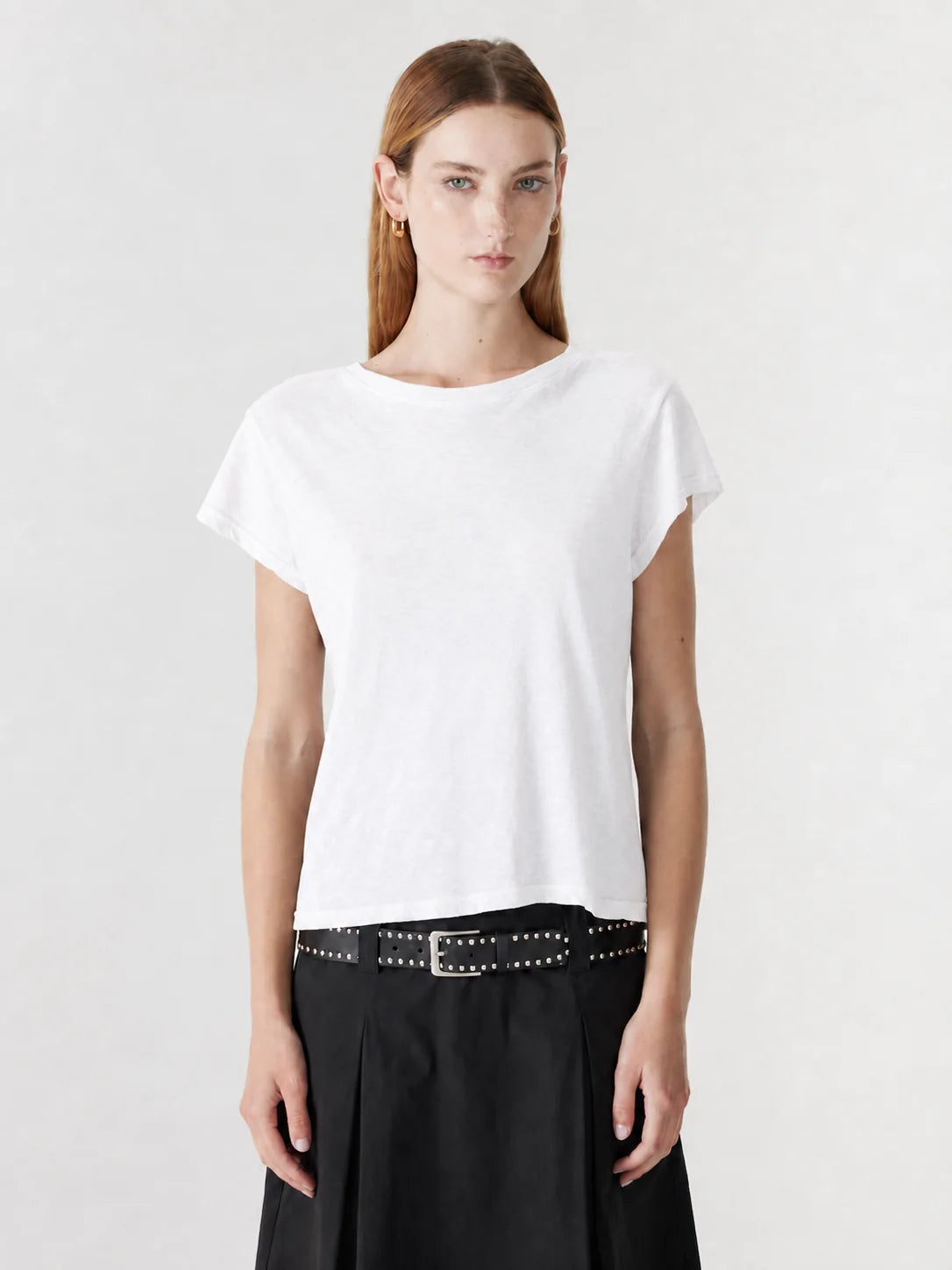 Slub Heritage Baby Tee in White
