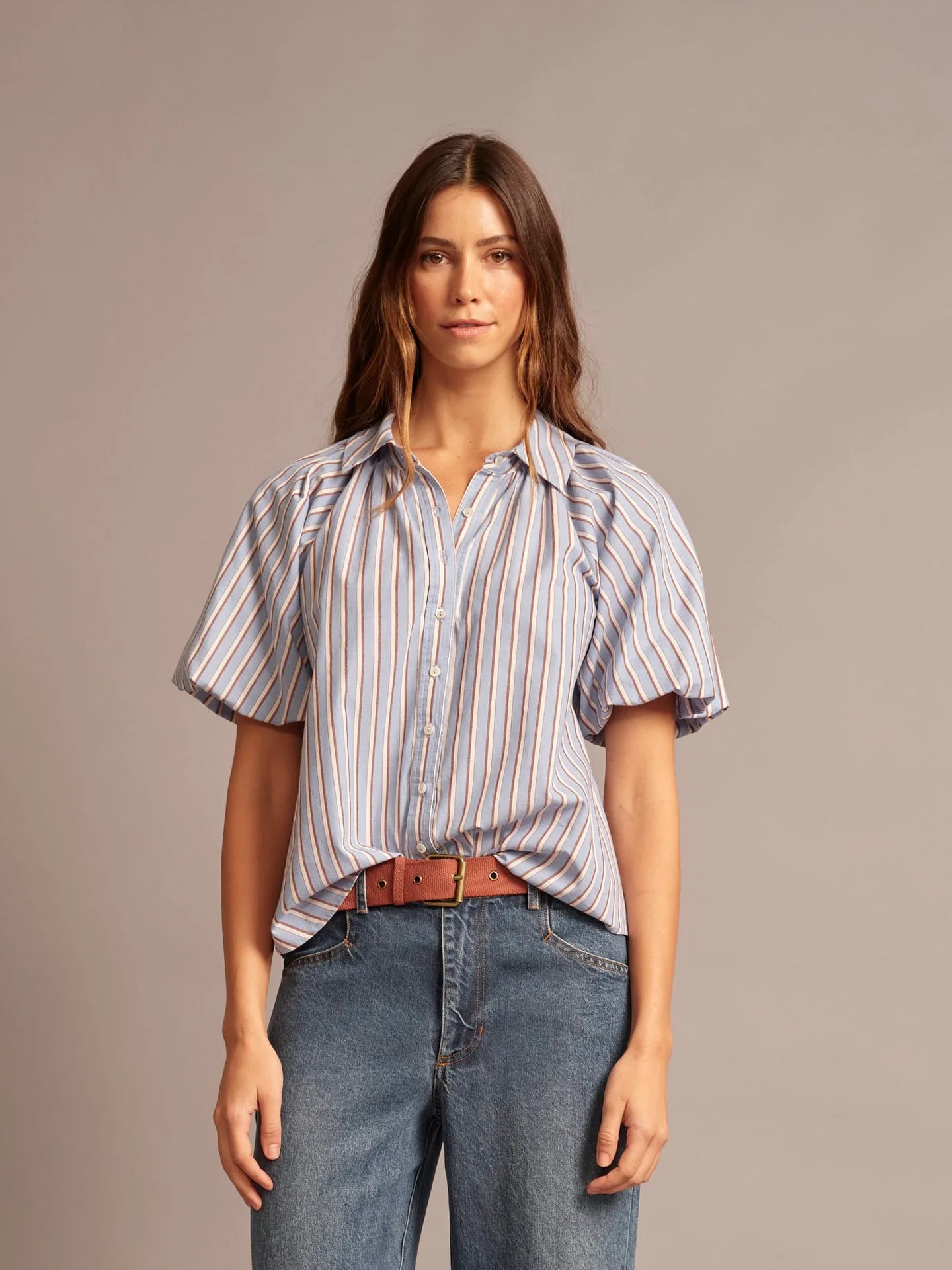 Lyla Shirt in Blue Cedar