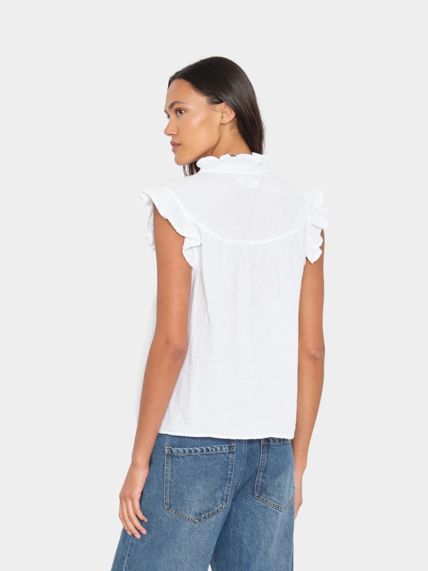 Micah Top in White