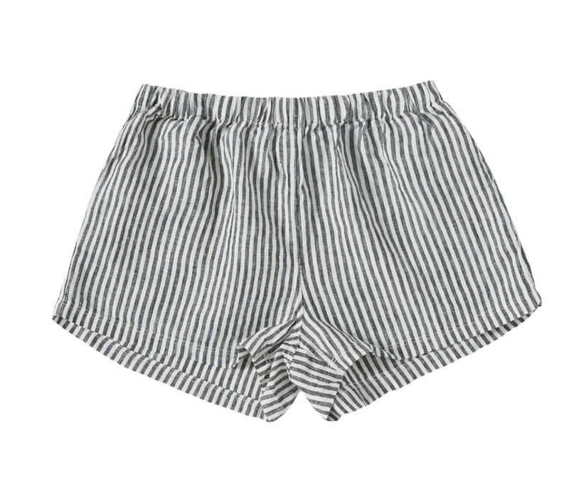 Linen Short Stripe