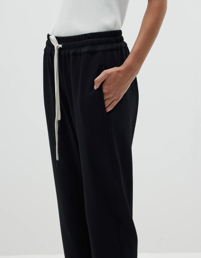Stretch Twill Tapered Pant Black